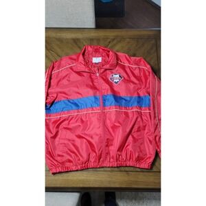 G-III Philadelphia Phillies MLB Windbreaker Jacket Mens XXL  Full Zip flaw